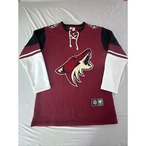 Vintage Fanatics Men’s Arizona Coyotes Home Jersey Sweatshirt Size Small S